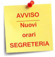 orario segreteria
