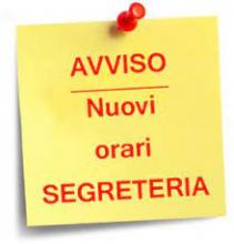 orario segreteria